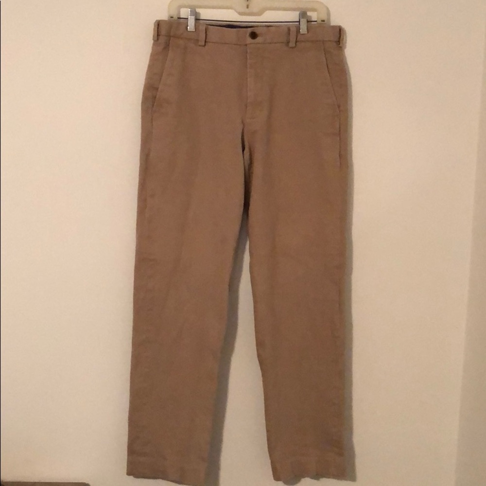 Brooks Brothers Clark Fit Khaki Dress Pants: 34x32